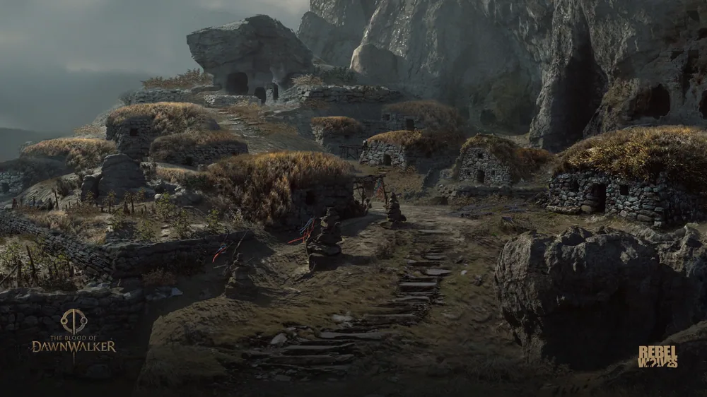 The Blood of Dawnwalker — концепт-арт Долины Сангора