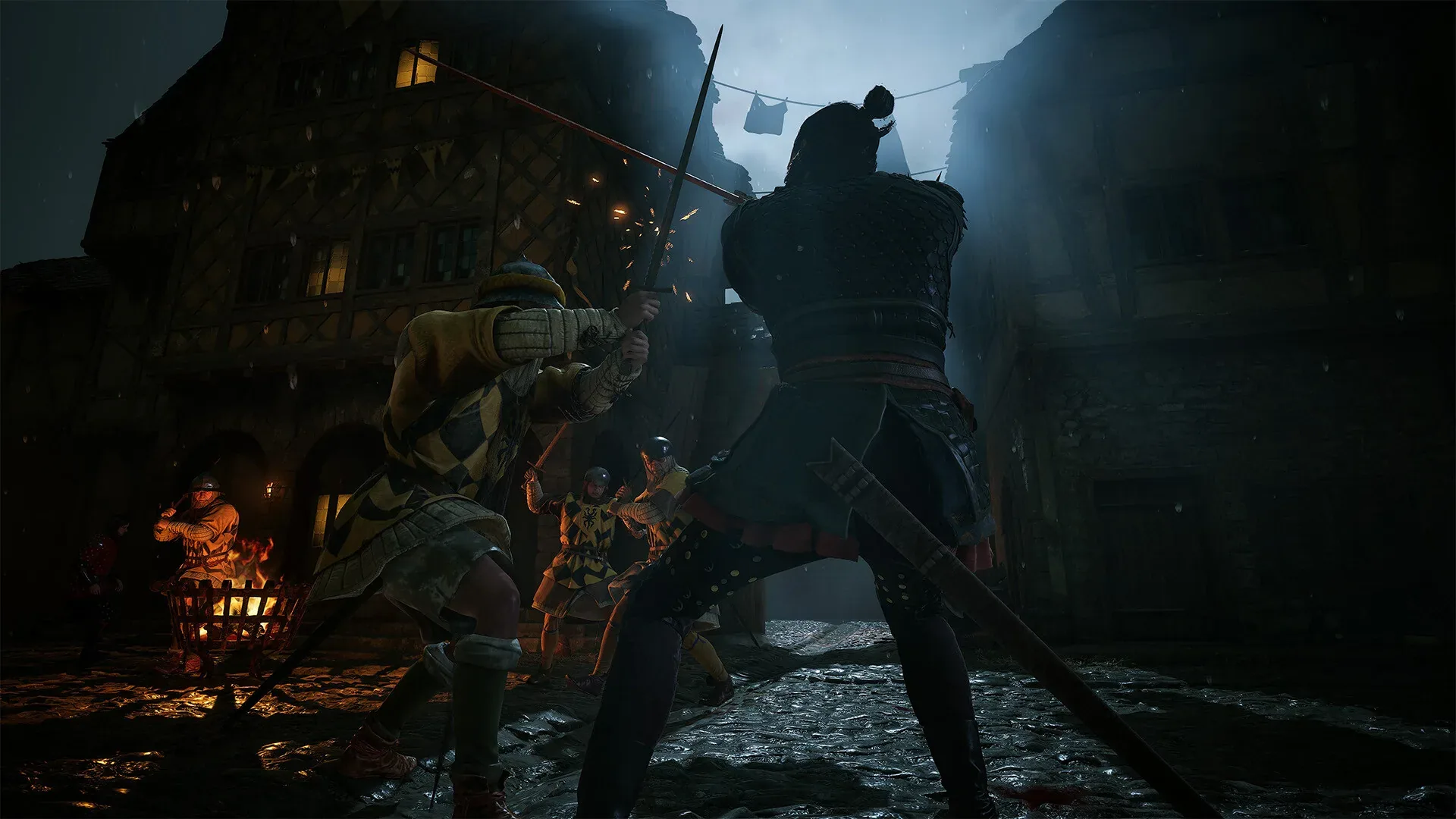 The Blood of Dawnwalker — кадр из игры, мрачный пейзаж